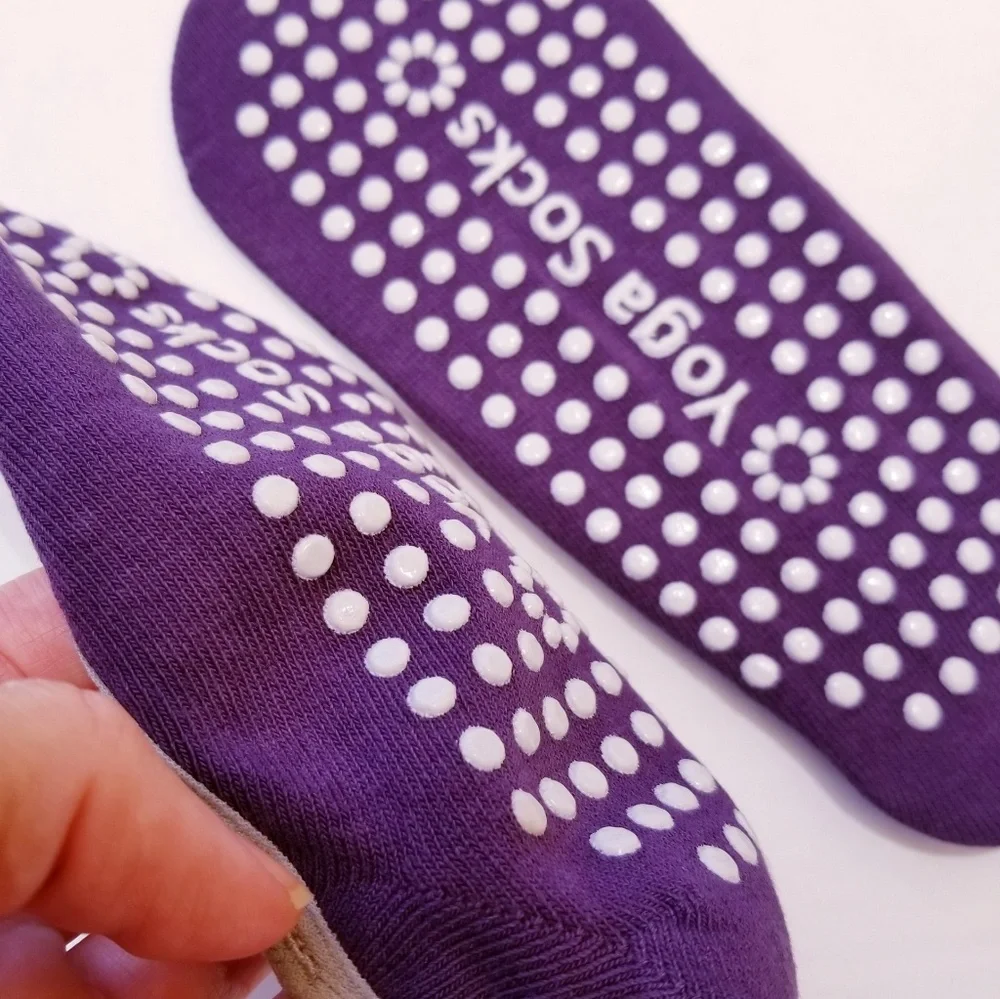 Cotton Skid Free Yoga Socks Breathable